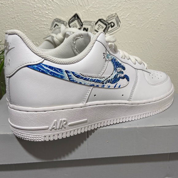 Nike Air Force 1 Custom Men’s "Wave" - Picture 3 of 4